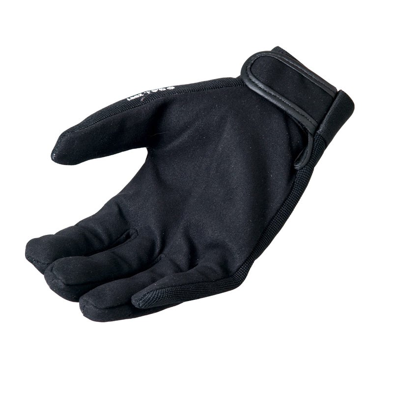 Hot Leathers Skeleton Mechanic Gloves (Black, Medium) - Image 2